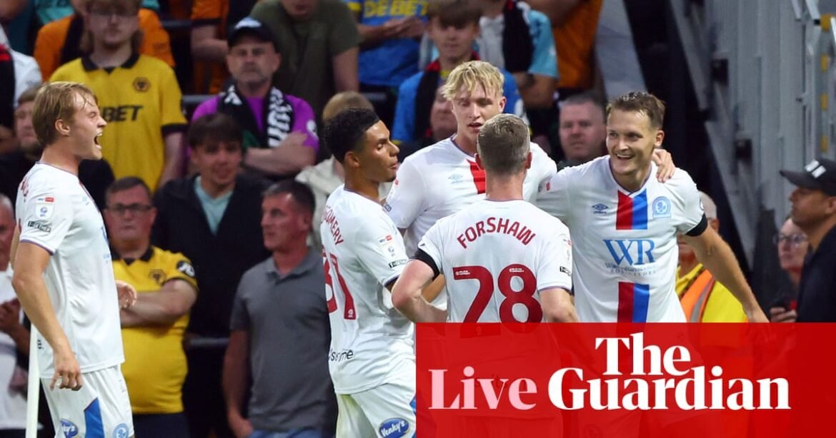Wolves v Blackburn: Championship opener – live | Championship