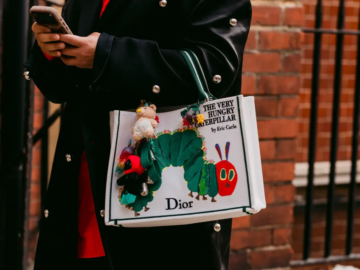 Dior Hungry Catapiler Book Tote 13