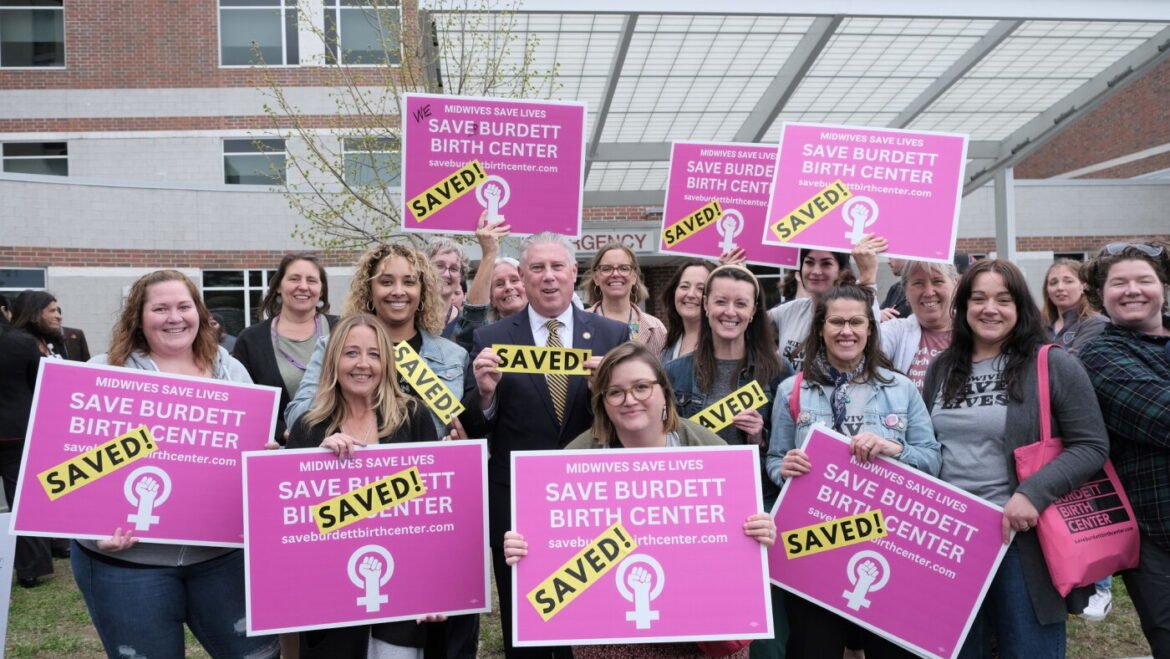 A NY hospital tried to close its birthing center. This city united to fight back : NPR