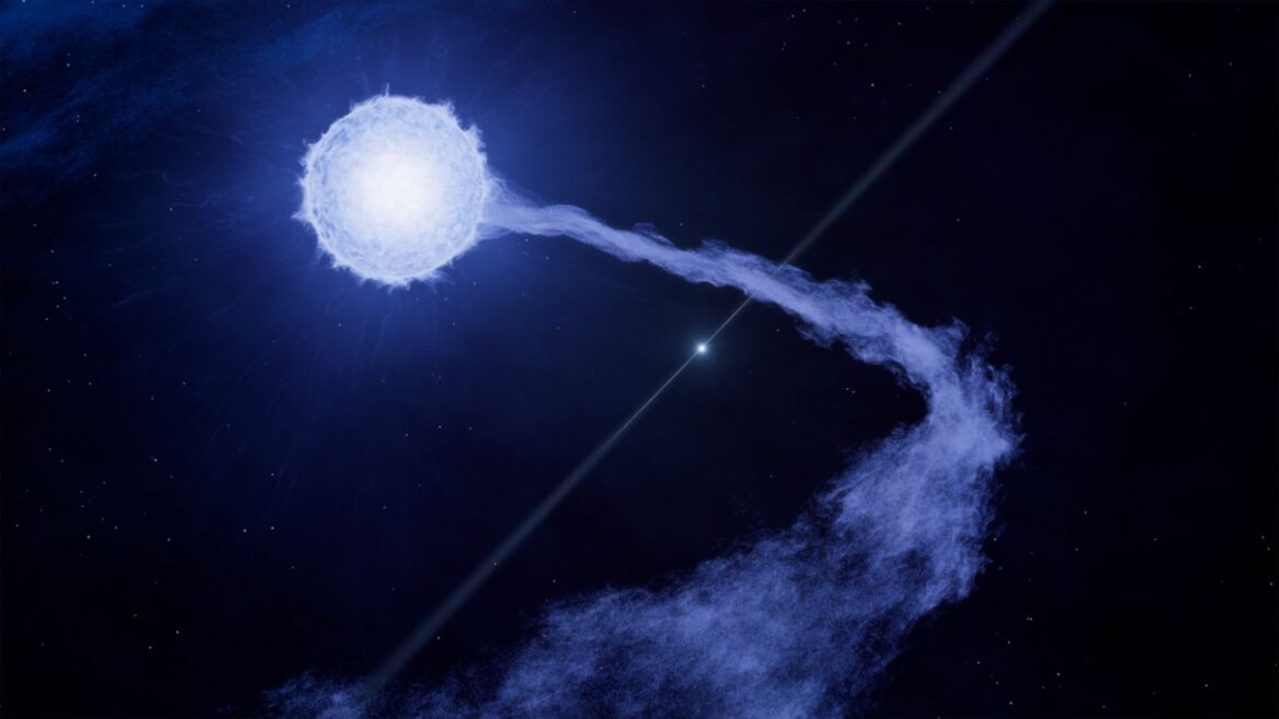 A giant cosmic 'fart' is making a wobbling zombie star repeatedly flash us, 'groundbreaking' observations reveal