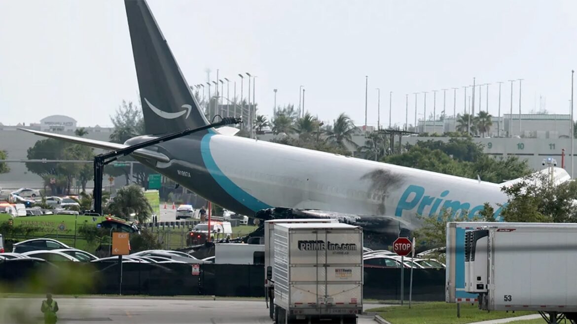 Amazon responds after cargo plane crash kills 5 at Miami airport