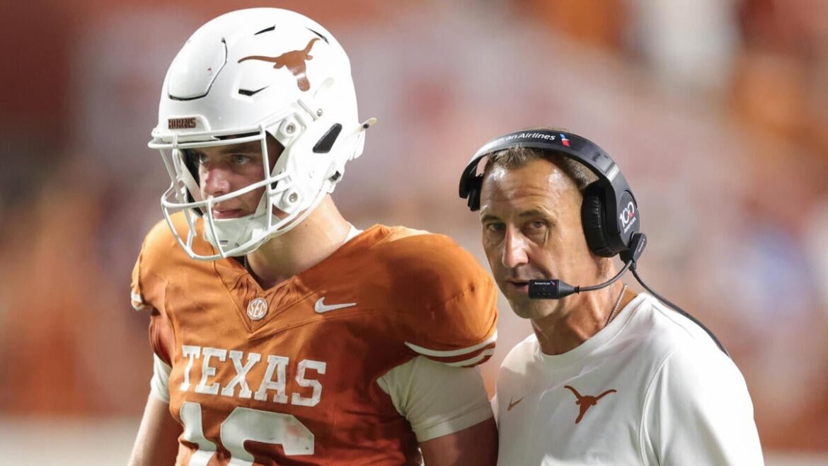 Arch Manning laughs about AI-generated video of Texas coach Steve Sarkisian hitting reporter Holly Rowe