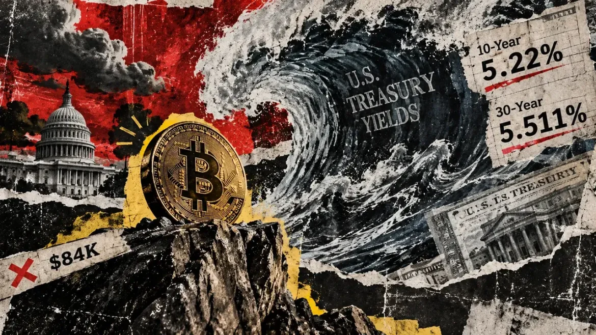 Bitcoin survives a 5.2% Treasury shock as traders slash $1.7 billion in leverage