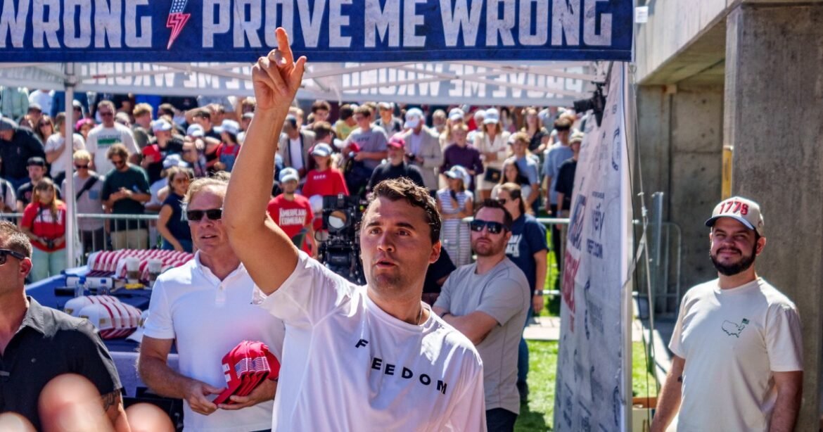 Conspiracists and Supporters Collide at Charlie Kirk’s Memorial – Mother Jones