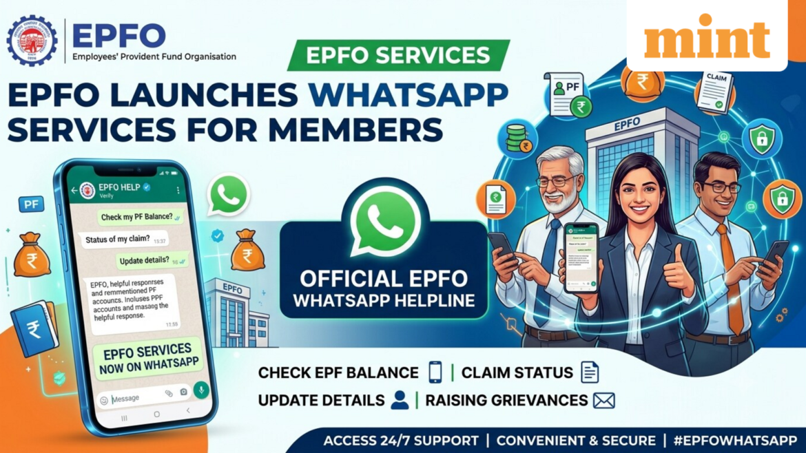 EPFO now on WhatsApp: View PF balance, last five transactions, track claim status — Here's how members can join