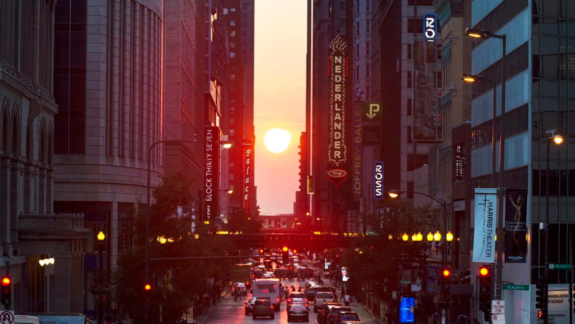 Equinox brings ‘henge’ effect to cities laid out on a grid : NPR