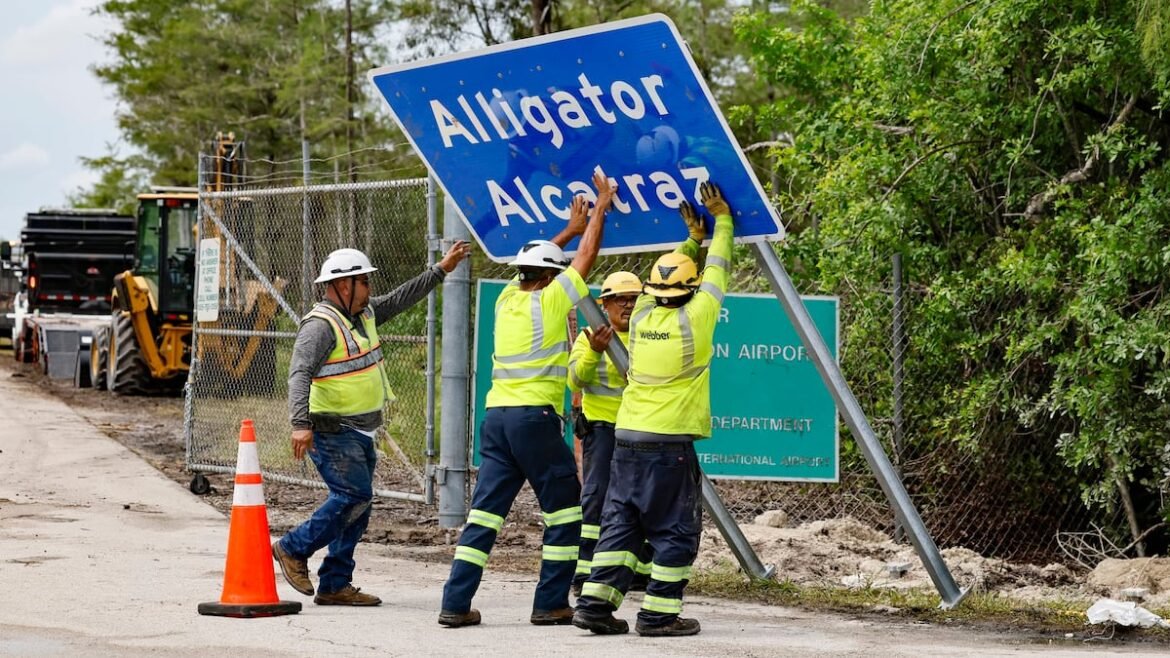 Florida Democrats decry Alligator Alcatraz report detailing cage use