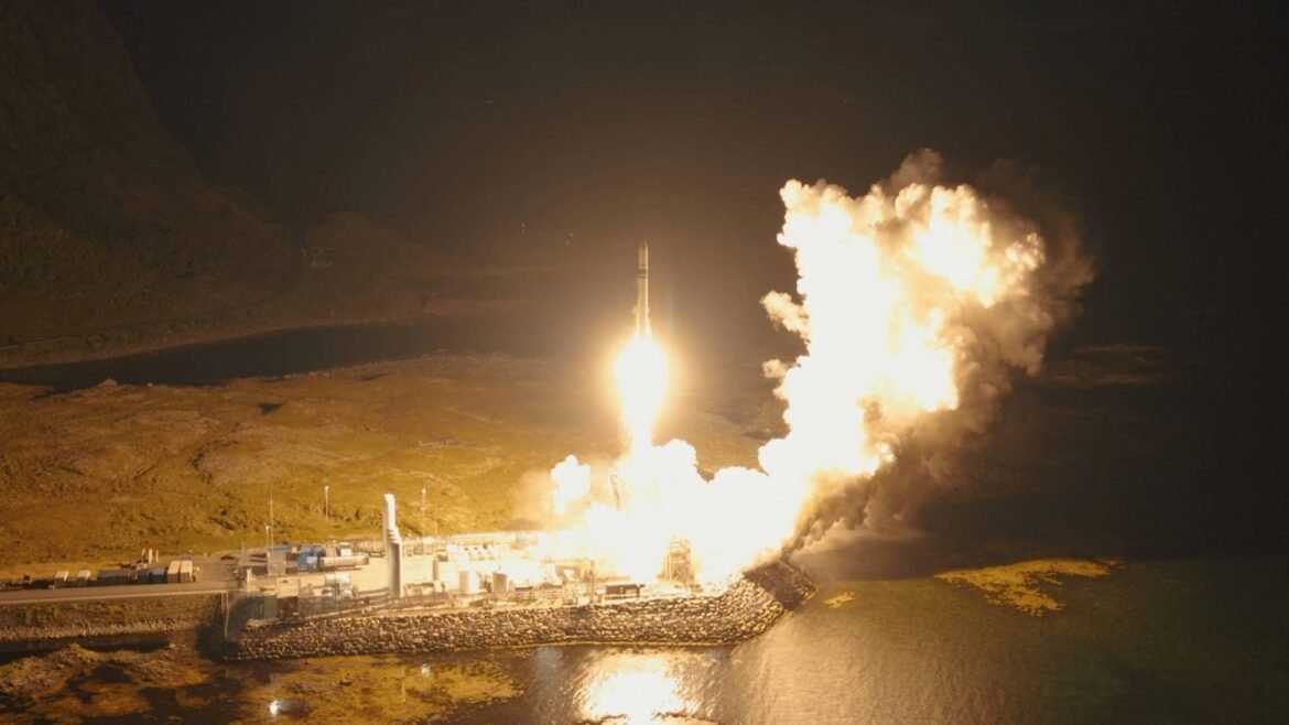 German rocket reaches space as Europe enters satellite launch race