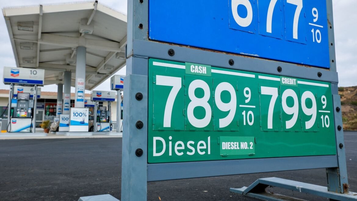 How record diesel prices will rip through the U.S. economy