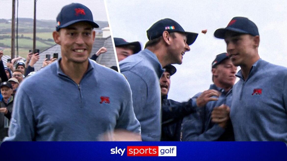 INCREDIBLE SCENES! | GB & I claim first Walker Cup win since 2015 on final hole