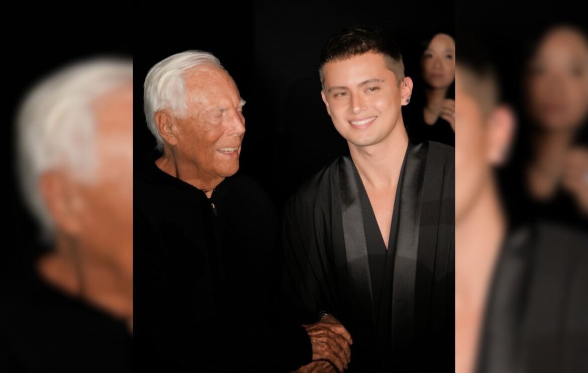 James Reid recalls Giorgio Armani encounter, eyes fashion week return