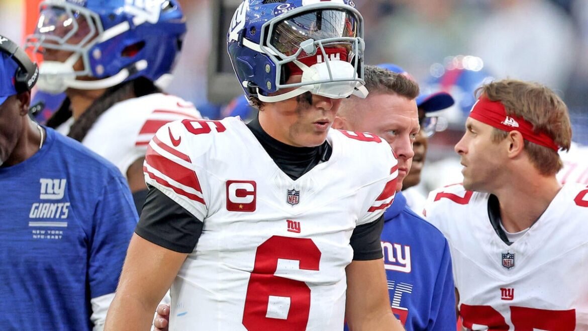 Jaxson Dart expected to undergo knee surgery, ending Giants QB's 2026 season