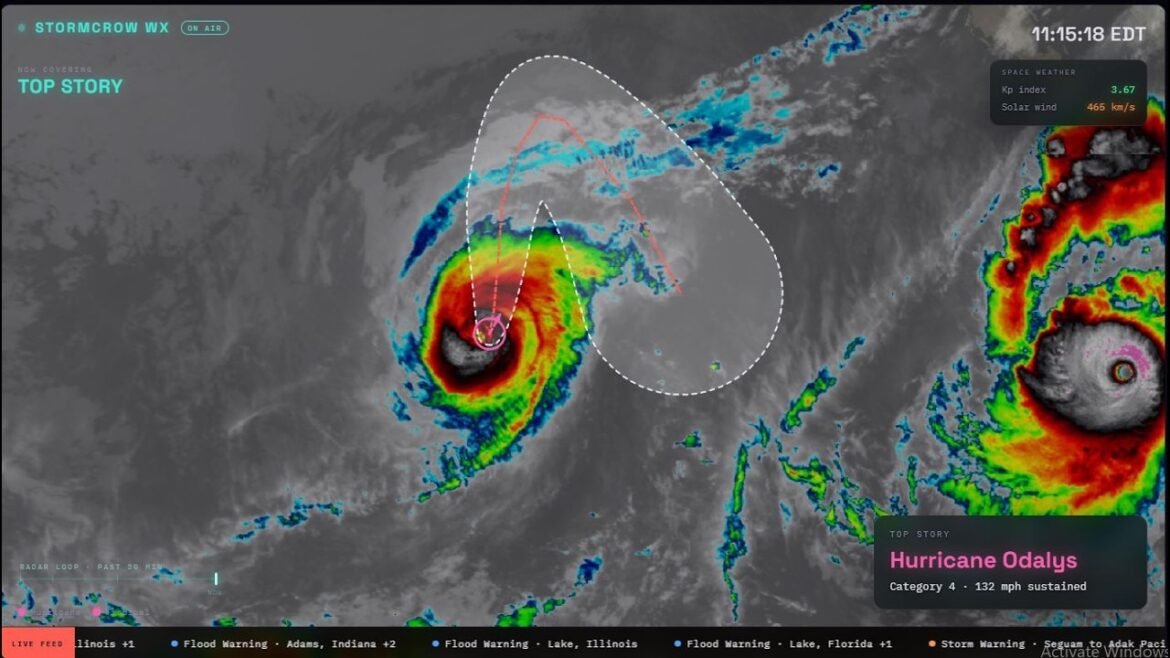 LIVE! Breaking -Hurricane Odalys - @StormcrowWX - Storms - Quakes - Solar Storms -24/7