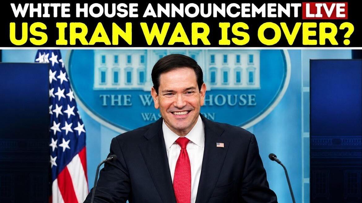 Marco Rubio LIVE: Us Iran War Is Over? White House Announcement | Peace Deal | Top News