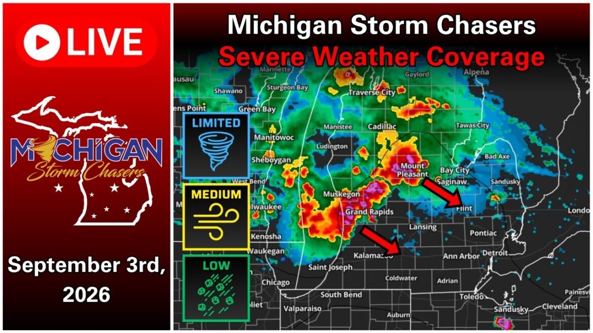 Michigan Severe Weather Coverage - September 3rd, 2026 Part 4
