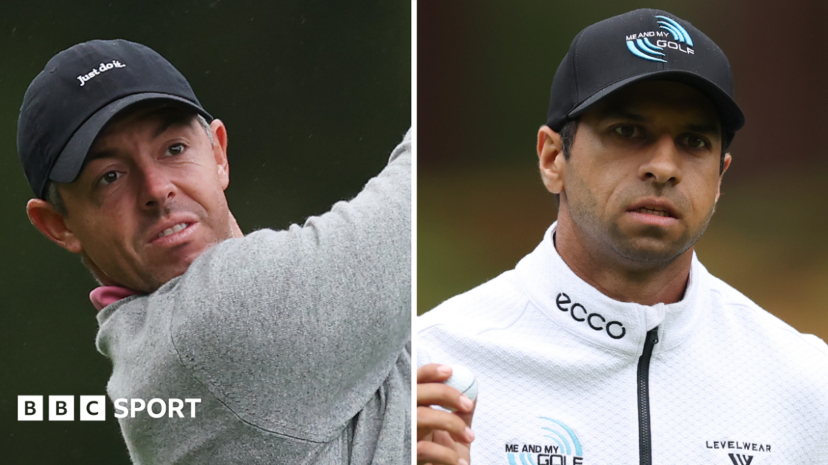Rory McIlroy and Aaron Rai graphic