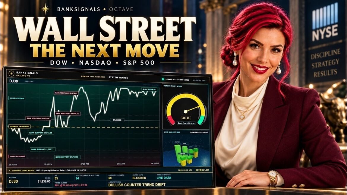 Stock Market LIVE TRADING | Dow Jones, Nasdaq 100, S&P 500, Russell 2000 + VIX & DXY