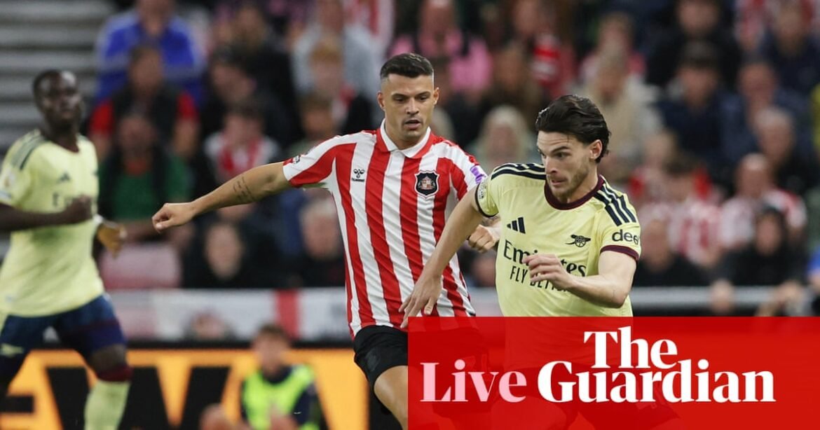 Sunderland v Arsenal: Premier League – live | Premier League