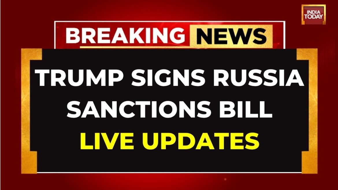 Trump Signs Russia Sanctions Law: India, China Face 100% US Tariff Risk | Russian Oil | India Today