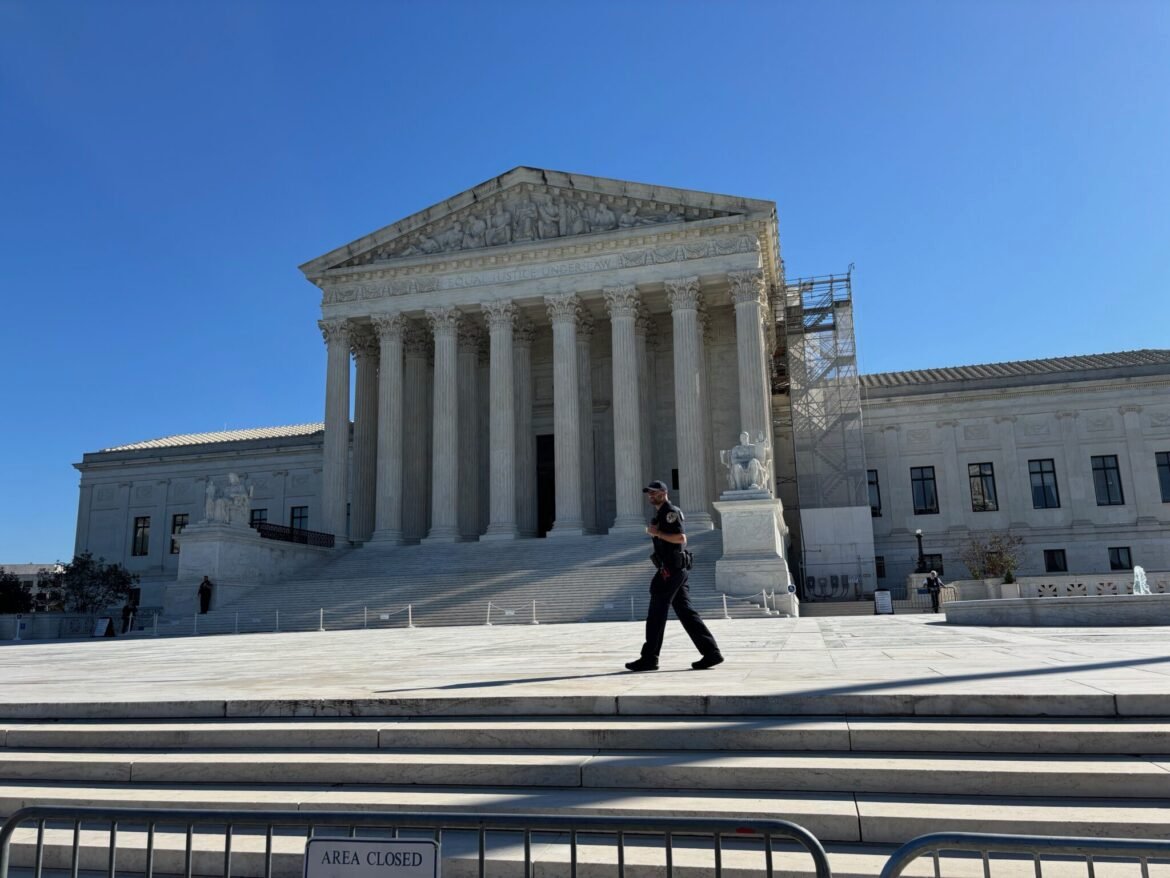 The U.S. Supreme Court on Oct. 29, 2024. (Photo by Jane Norman/States Newsroom)