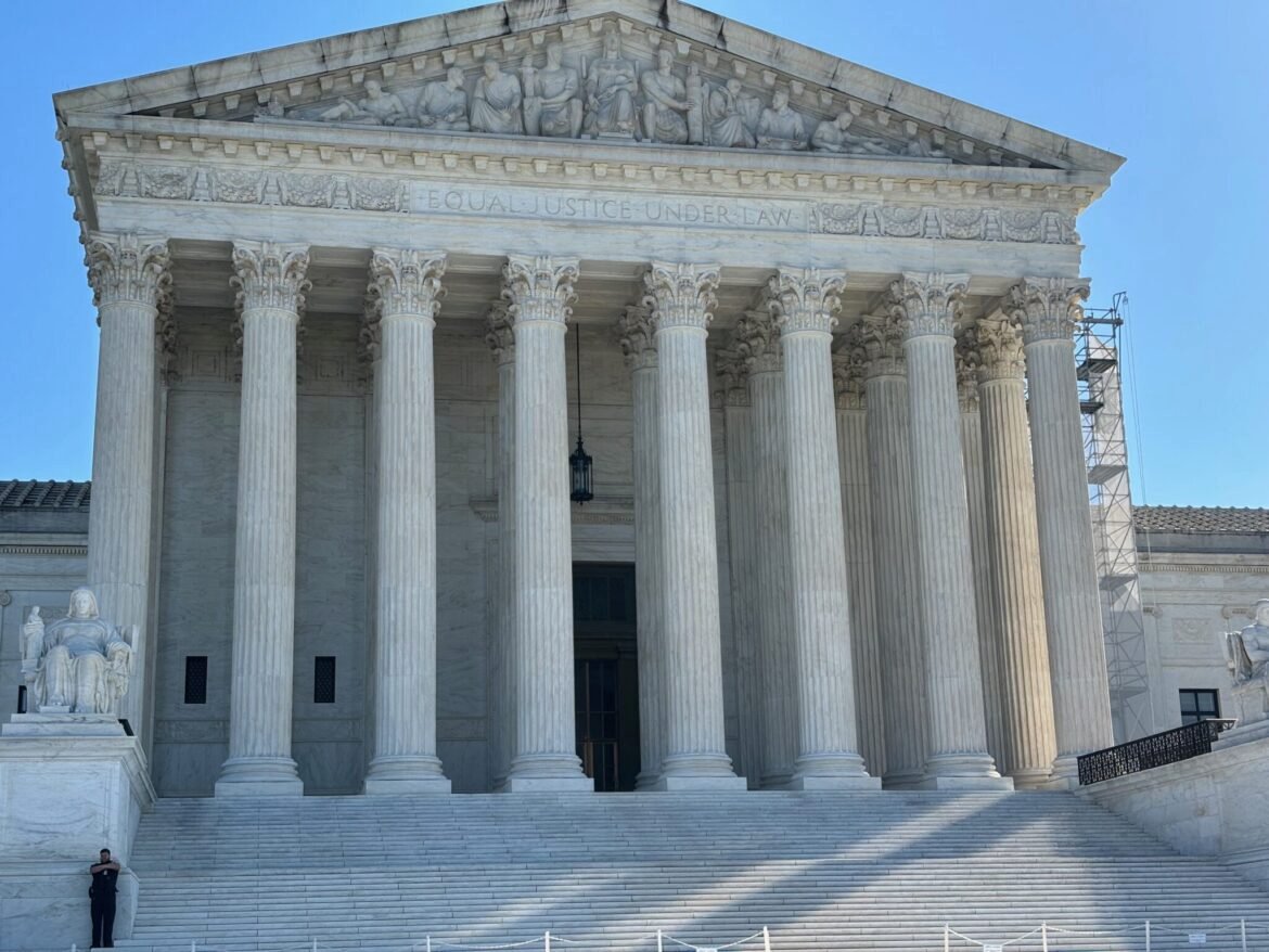 The U.S. Supreme Court on Oct. 9, 2024. (Photo by Jane Norman/States Newsroom)