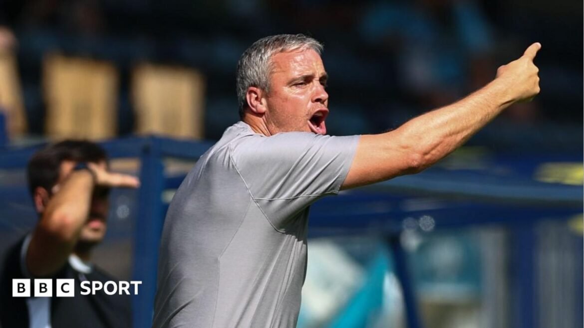 Wycombe Wanderers manager Michael Duff points
