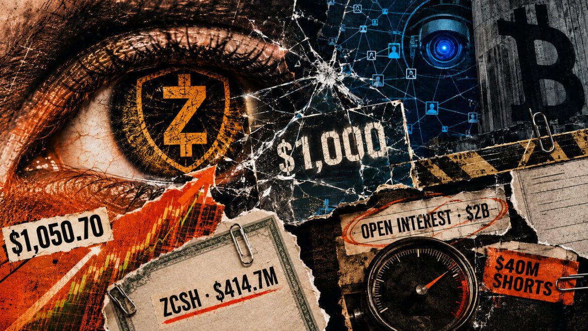 Zcash breaks $1,000 as its ETF swells past $400 million