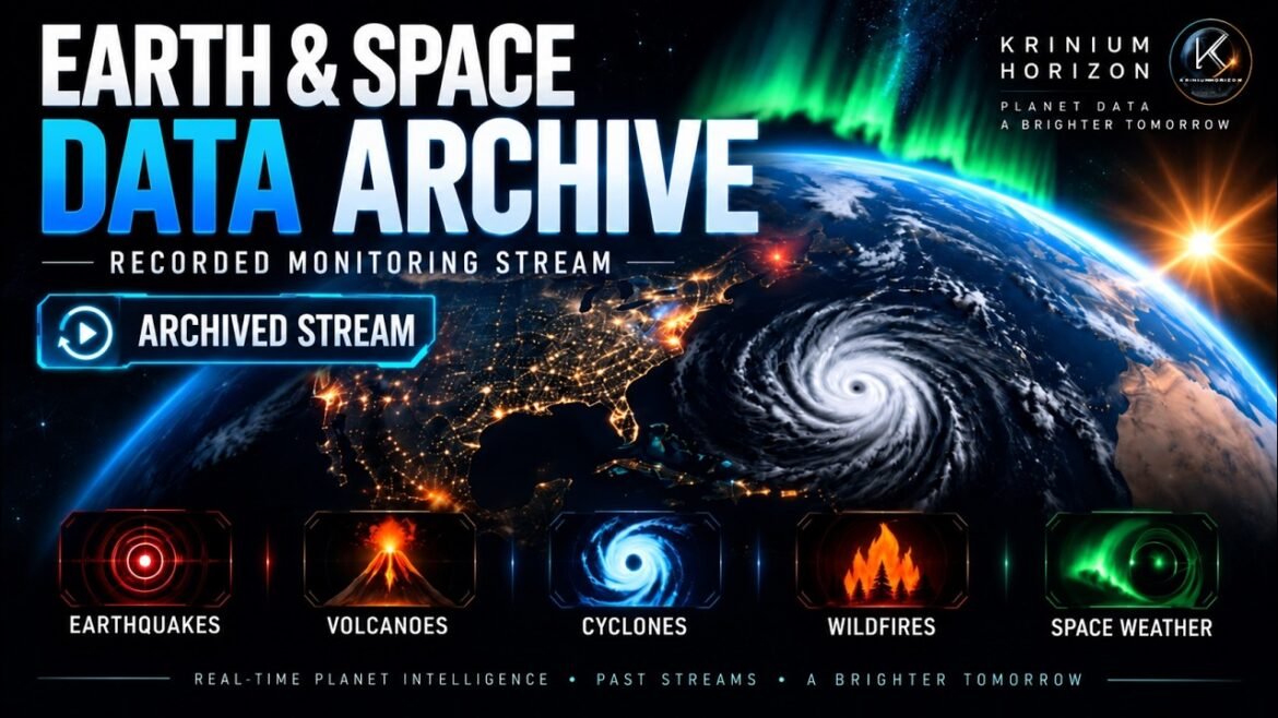 Earth & Space Live 24/7 | Earthquakes, Volcanoes, Severe Weather & Space Weather