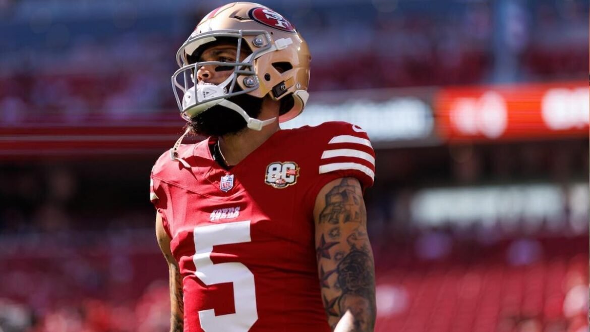 49ers' Mike Evans ruled out with Achilles injury after leaving game late in first half