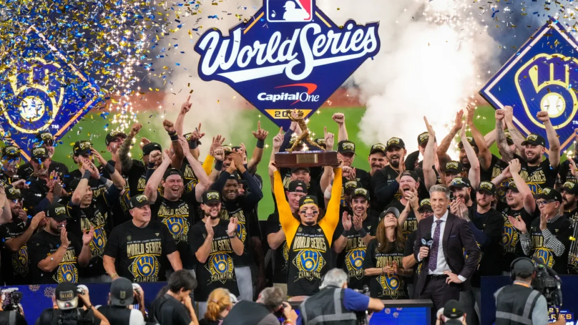Brewers beat the Rays to win the first World Series title in franchise history : NPR