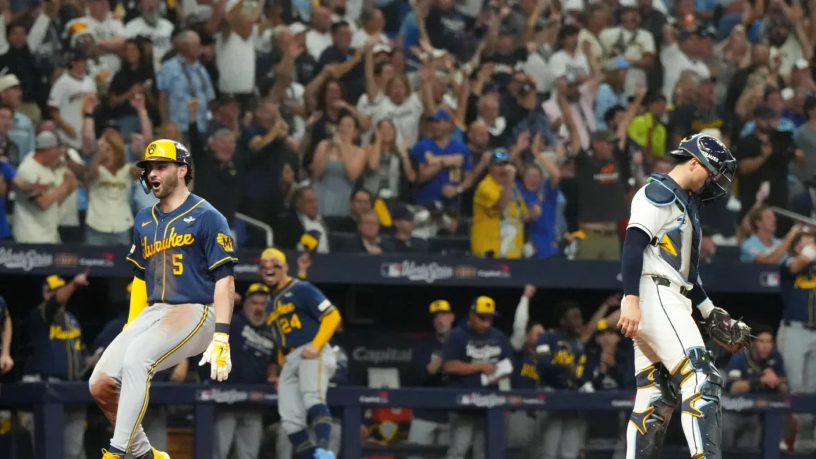 Brewers move within a win of their first World Series title : NPR