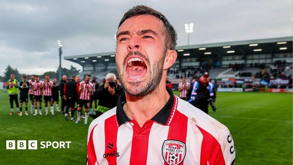 Michael Duffy celebrates