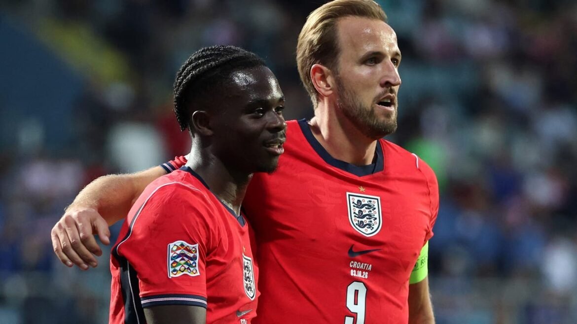 England Puts 7 Goals Past Croatia As Kane, Saka, Bellingham All Shine