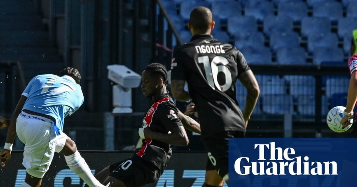 European football: Lazio join Inter at top of Serie A as Roma held at Como | European club football
