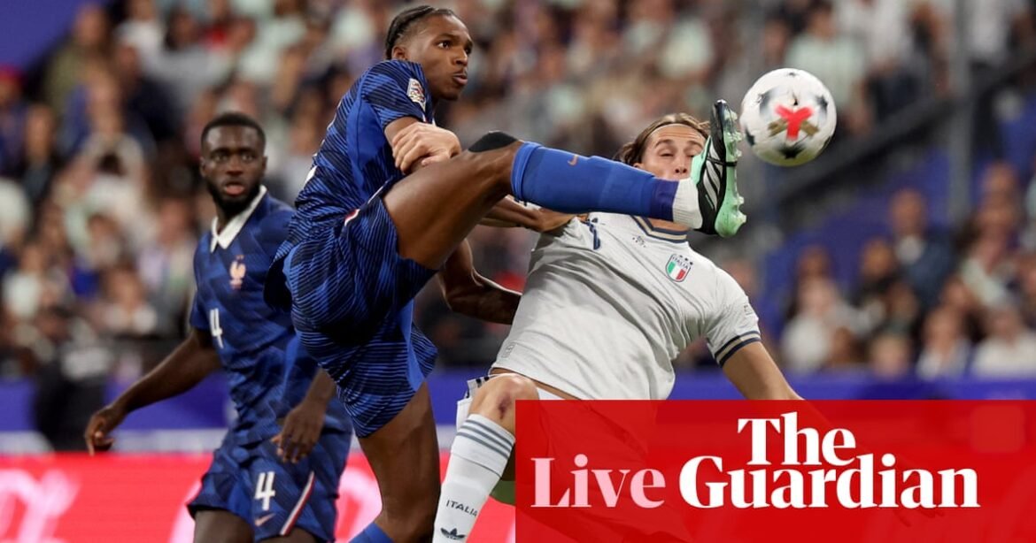 France v Italy: Nations League football – live | Nations League