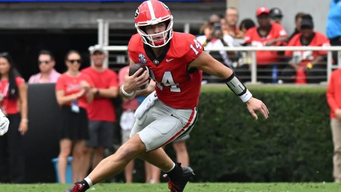 Georgia showing it need a portal QB upgrade -- it had Gunner Stockton at home