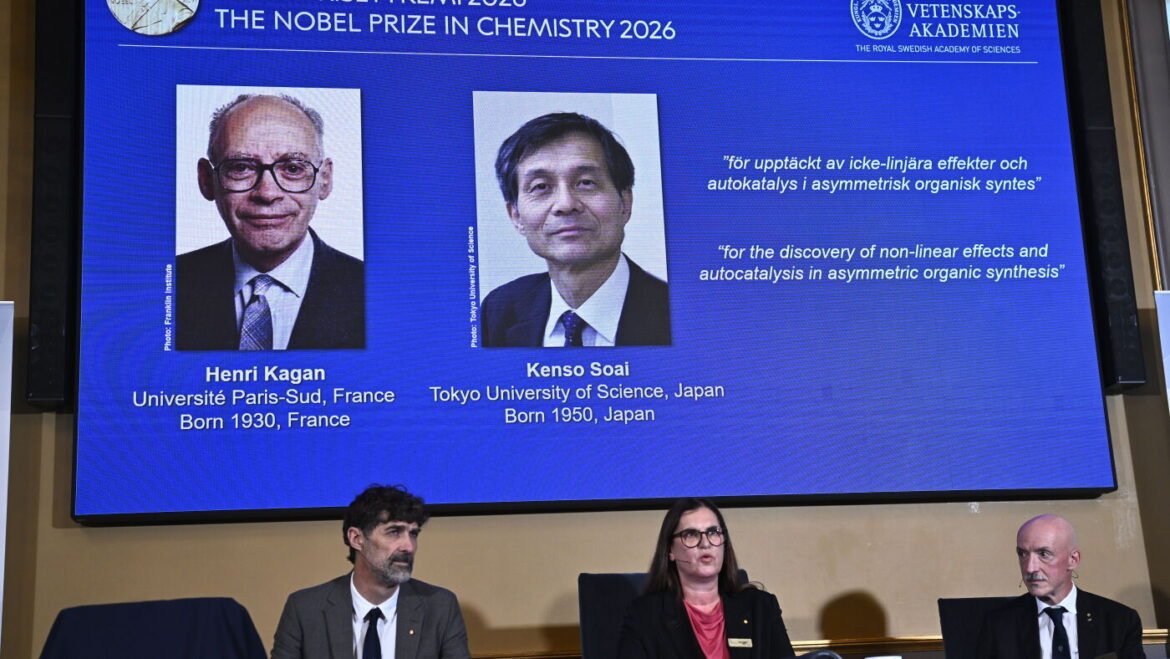 Henri B. Kagan and Kenso Soai win Nobel Prize in chemistry : NPR