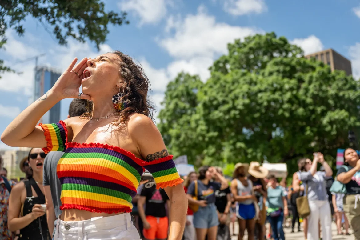 A new poll from The 19th and YouGov sheds light on how young men and women are shaped by certain historical moments and tend to diverge on issues of gender and reproductive rights. (Brandon Bell/Getty Images)&nbsp;