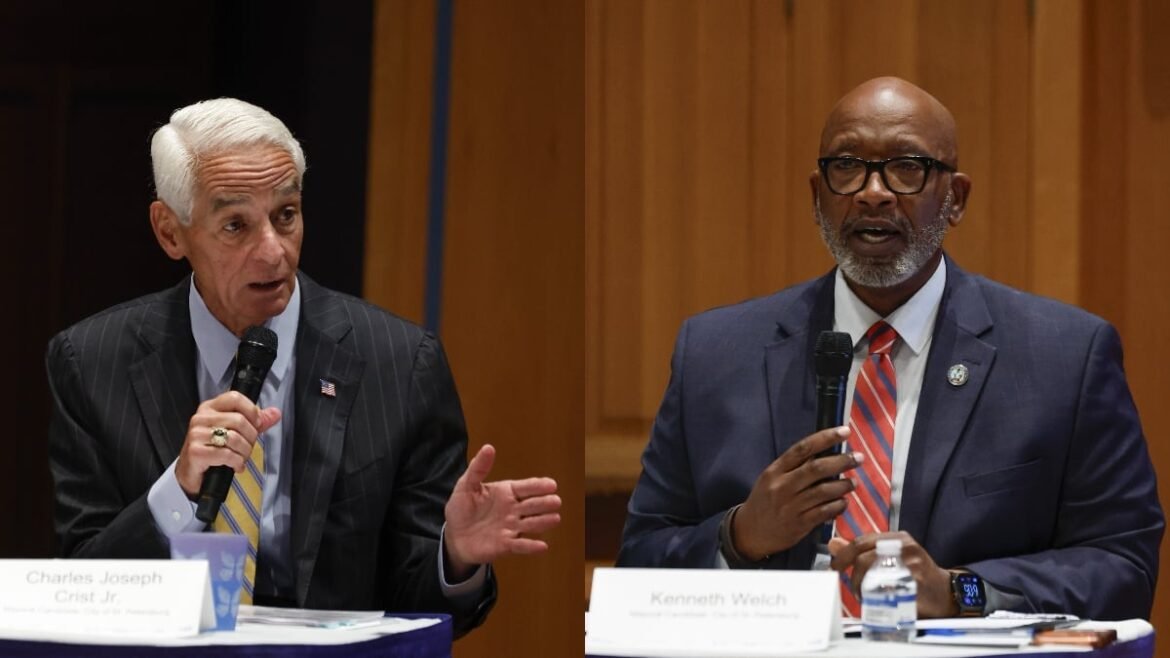 How to watch St. Pete mayor debate, what to expect from Welch, Crist