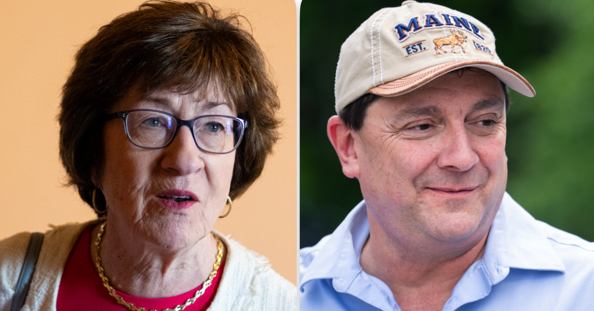 In Maine Senate debate, Collins says she's "not exactly" Trump's "favorite senator"