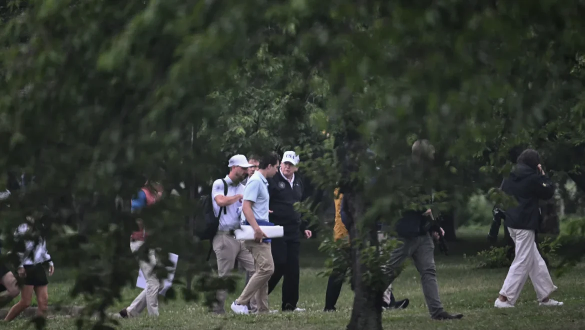 Judge blocks Trump's East Potomac golf course renovations : NPR