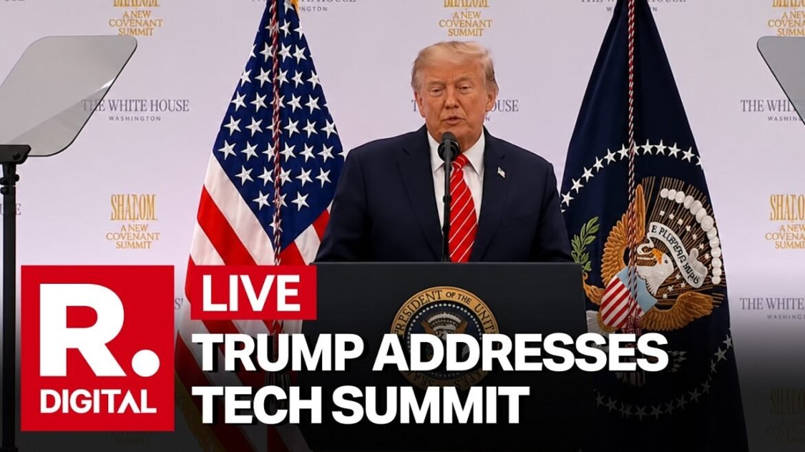 LIVE: US President Trump Delivers Remarks at Science and Technology Summit In Washington I Musk