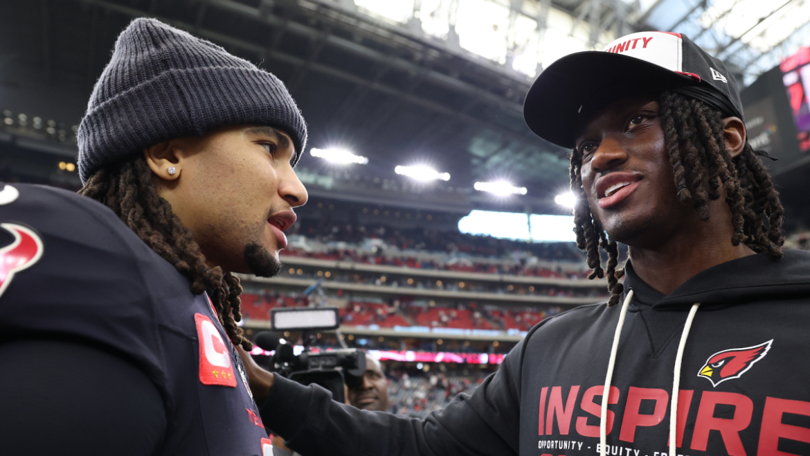 LOOK: Marvin Harrison Jr. makes first catch as a member of the Texans