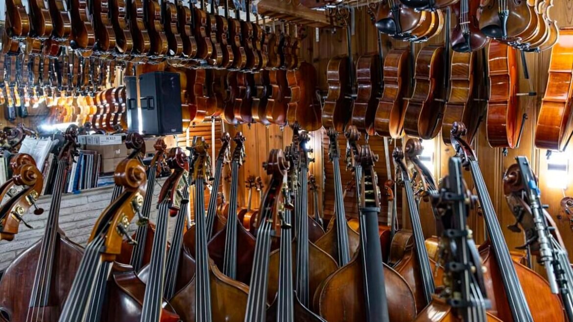 Like ‘the wand shop in Harry Potter’ — only it’s in Miami and full of violins