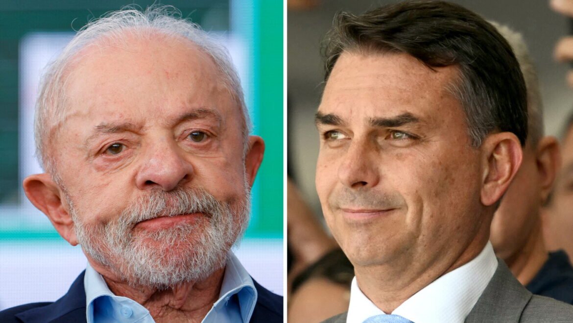 Lula and Flávio Bolsonaro face off in Brazil run-off : NPR