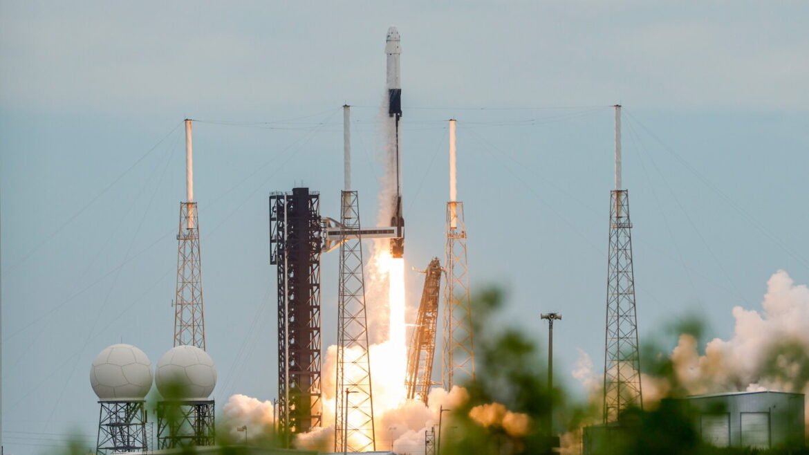 NASA's Crew-13 launches to the International Space Station : NPR