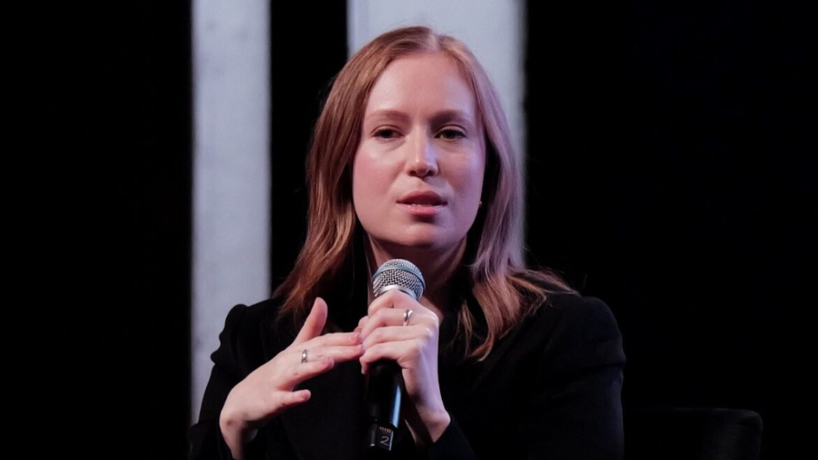 Hannah Einbinder at The New Yorker Festival on Friday night in Manhattan.