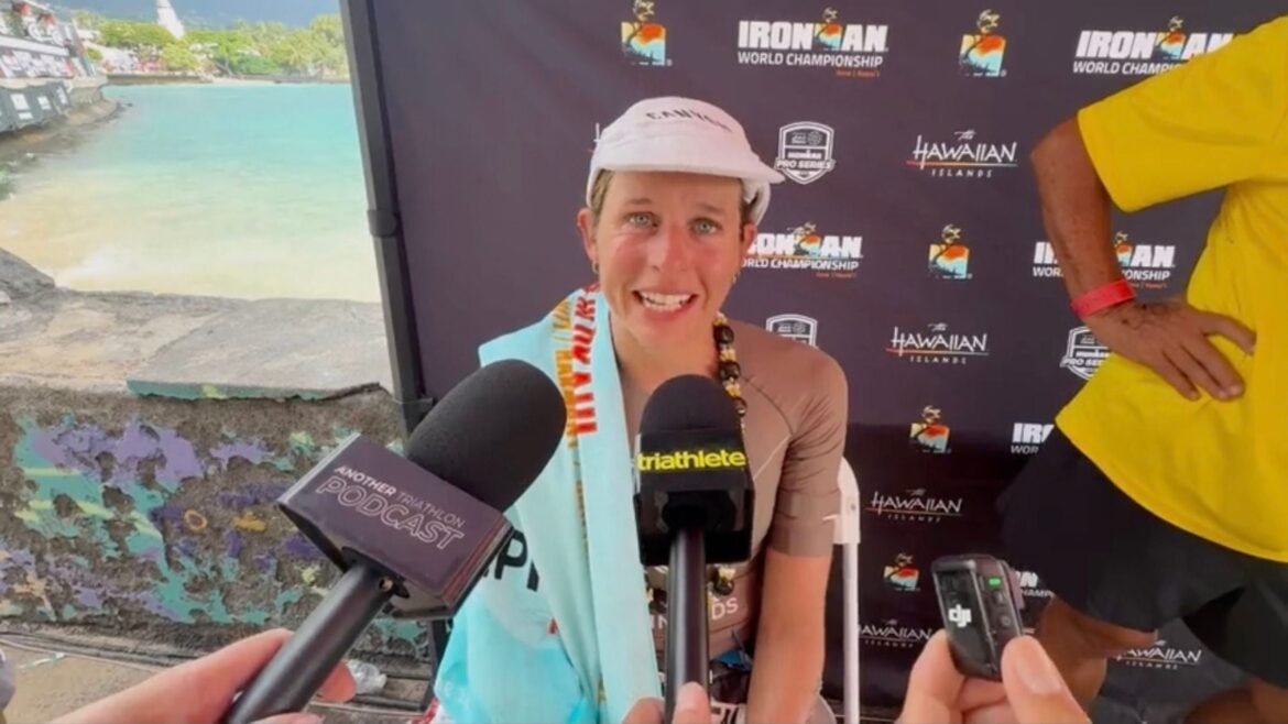 Post-race Video with Imogen Simmonds at Kona 2026 – Triathlete