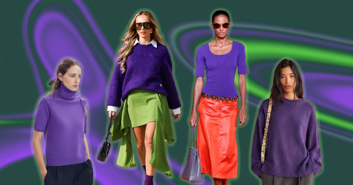 Purple Sweaters Are The It Item To Wear This Fall