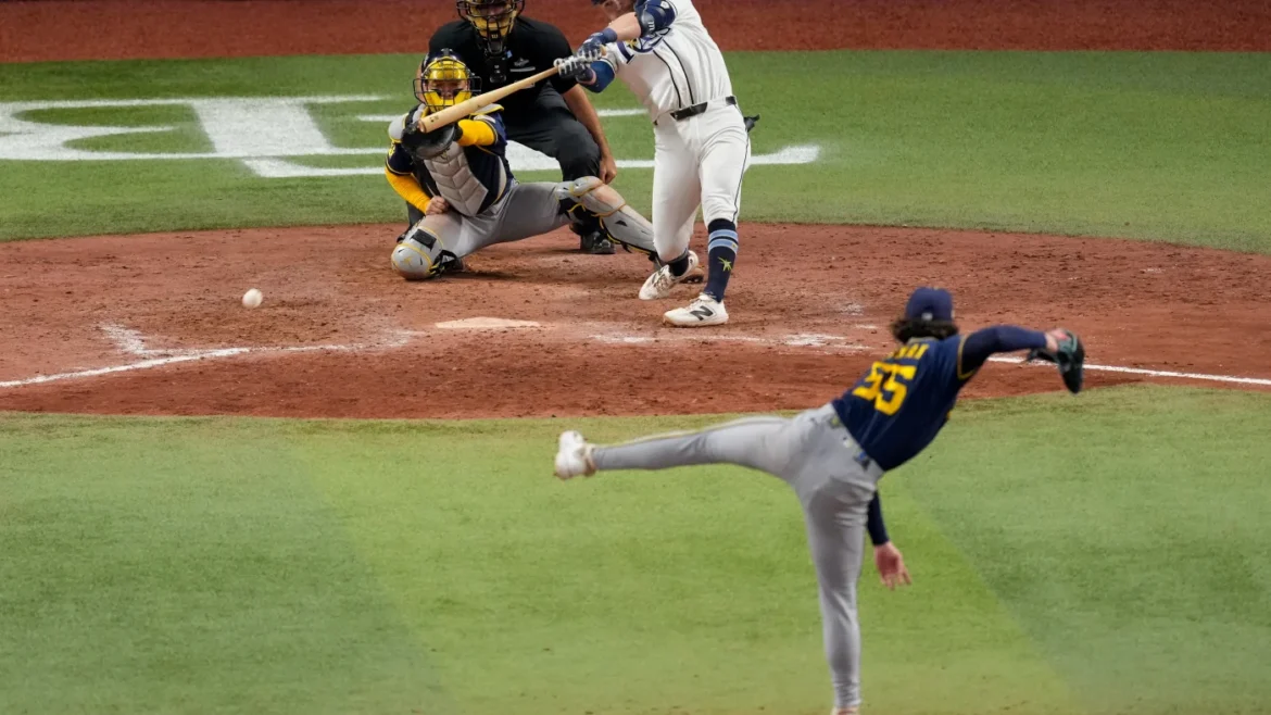 Rays stun Brewers and force World Series Game 5 : NPR